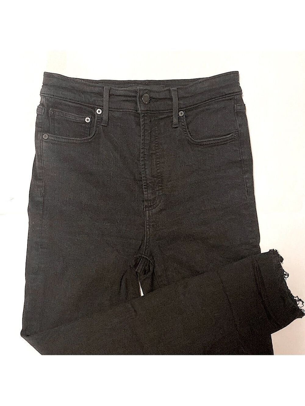 405.Denim Forum Aritzia Lola Black High Rise Slim jeans. 28